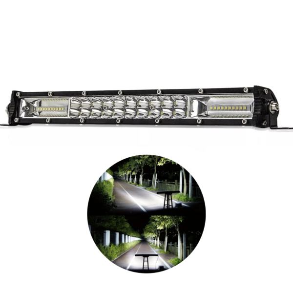 Barra Slim 40 Led 120w 13 Pulgadas Luz Fija Potente Camioneta Jeep