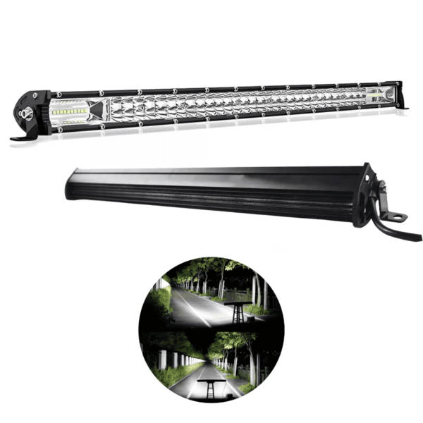 Barra Faro Led 60 Hiper Leds Auto Camioneta Jeep 50cm Largo