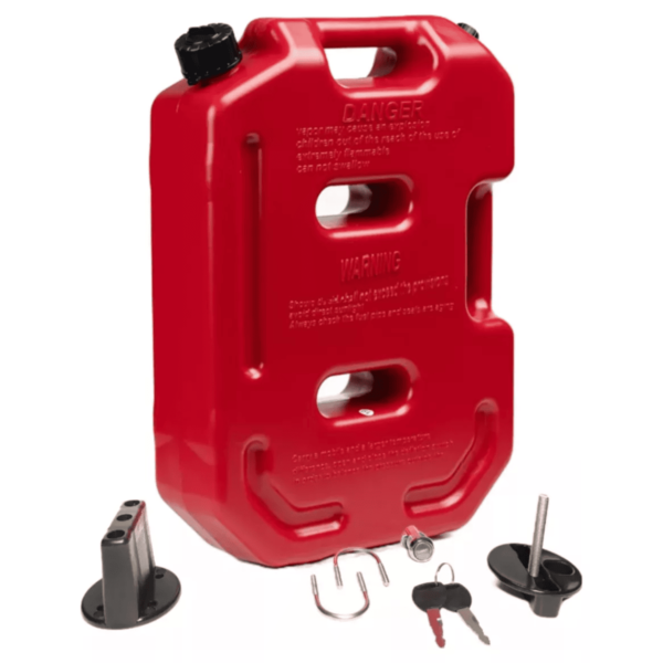 Tanque Bidón Gasolina Rojo Moto Auto Ultra Fuerte C/llaves 10L
