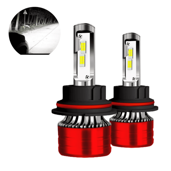 Kit Focos Faro Led Auto Moto Chip Csp 3era Generación H4 H7