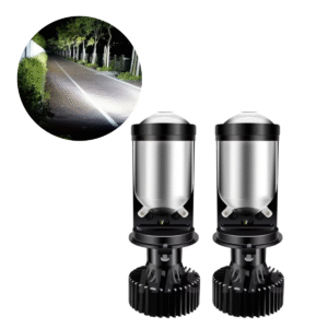 2 Focos Tipo Lupa Led Auto Moto 20000lm H4 Faro Y6 Kits Led