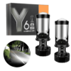 2 Focos Tipo Lupa Led Auto Moto 20000lm H4 Faro Y6 Kits Led