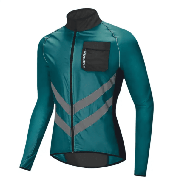Chamarra Ciclismo Moto Rompevientos Impermeable Reflejante - Image 6