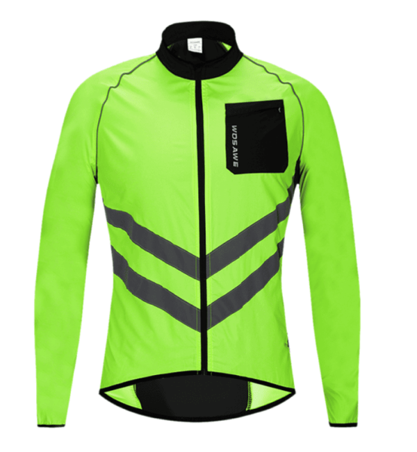 Chamarra Ciclismo Moto Rompevientos Impermeable Reflejante - Image 5