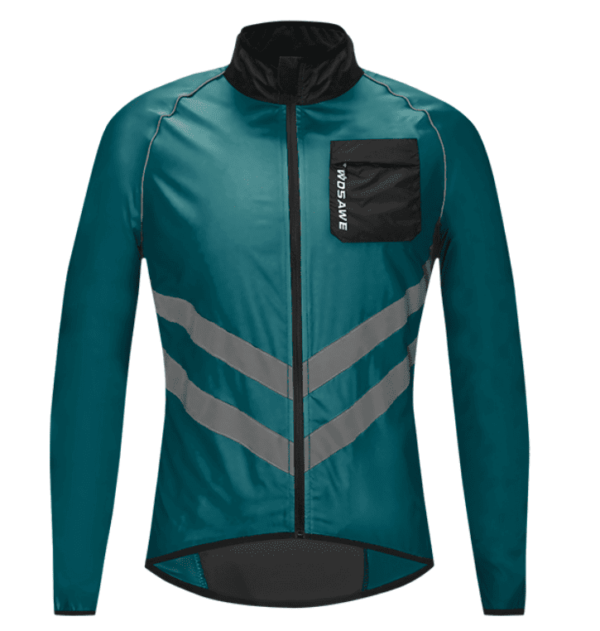 Chamarra Ciclismo Moto Rompevientos Impermeable Reflejante - Image 7
