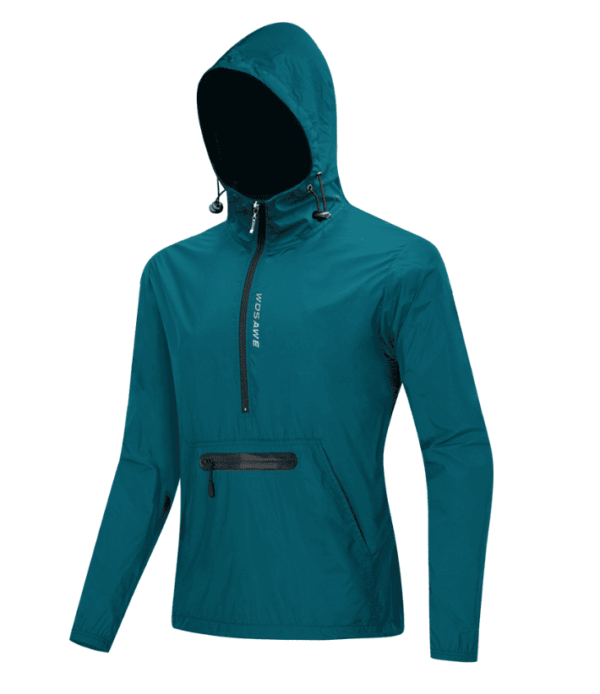 Chamarra Ciclismo Rompevientos Impermeable Reflejante Correr - Image 5