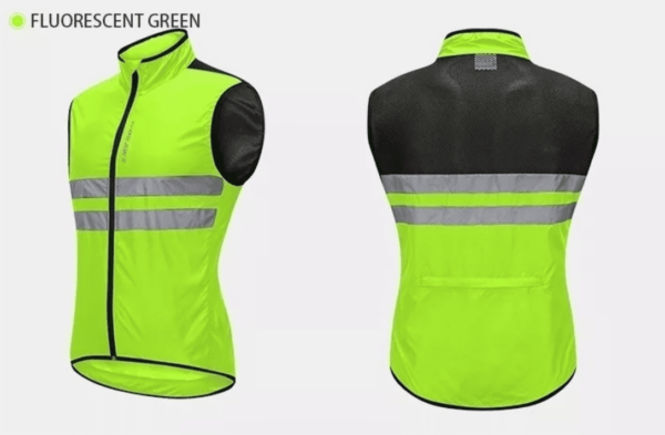 Chaleco Ciclismo Rompevientos Impermeable Fresco - Image 4