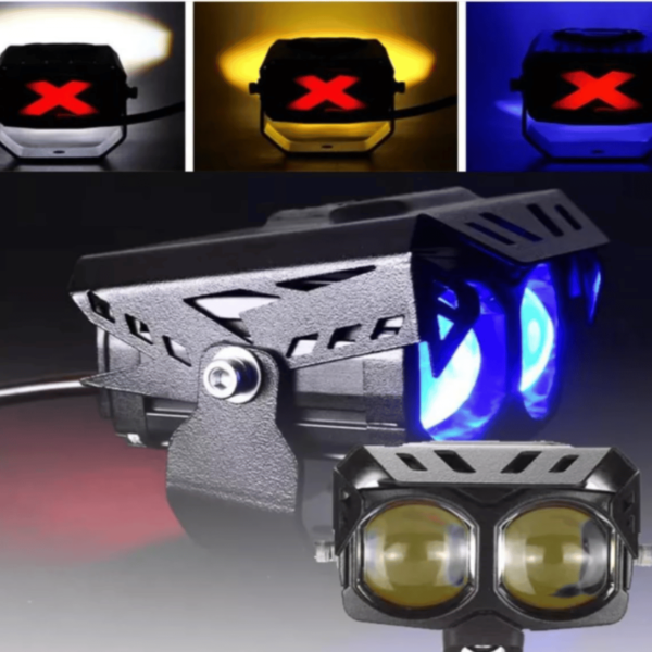 2 Faros Auxiliares Led Premium Auto Moto Exploradora Potente - Image 4