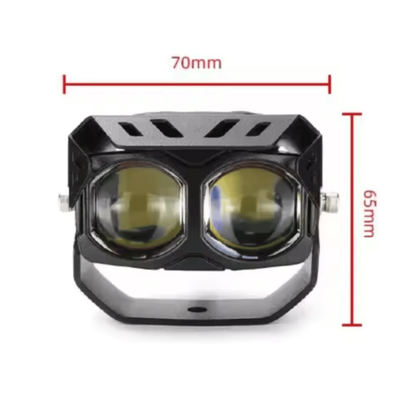 2 Faros Auxiliares Led Premium Auto Moto Exploradora Potente - Image 3