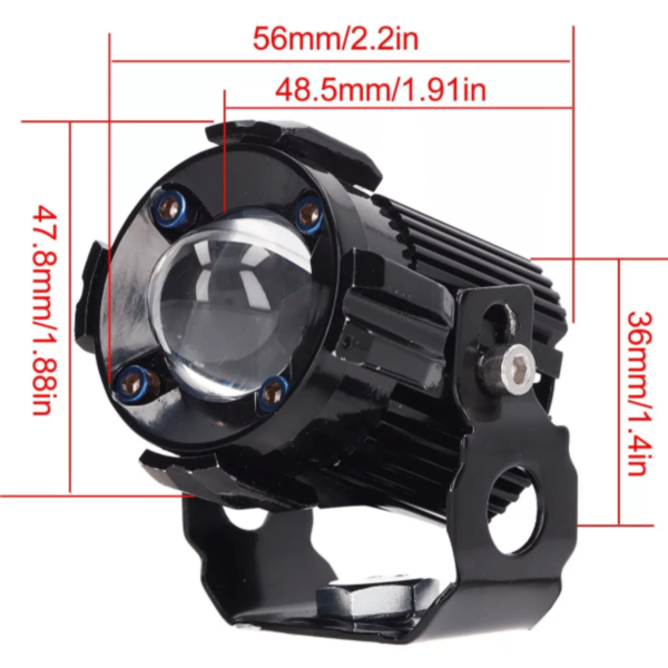 Faros LED Auxiliares de Lupa para Motocicleta exploradora - Image 2