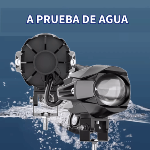 Par Faros Redondos Led Auxiliares Exploradoras Antiniebla - Image 3