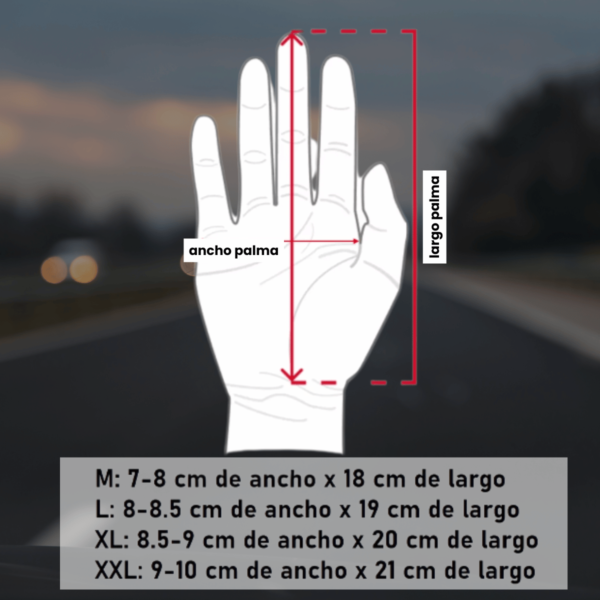 Guantes Para Moto Touch Transpirantes Protecciones Nudillos - Image 4