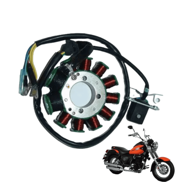 Estator Completo Corona 11 Bobinas Tc200 Italika Premium