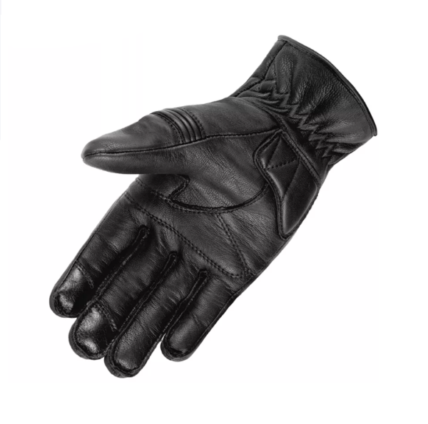Guantes De Moto De Piel Impermeables Touch Retro - Image 3