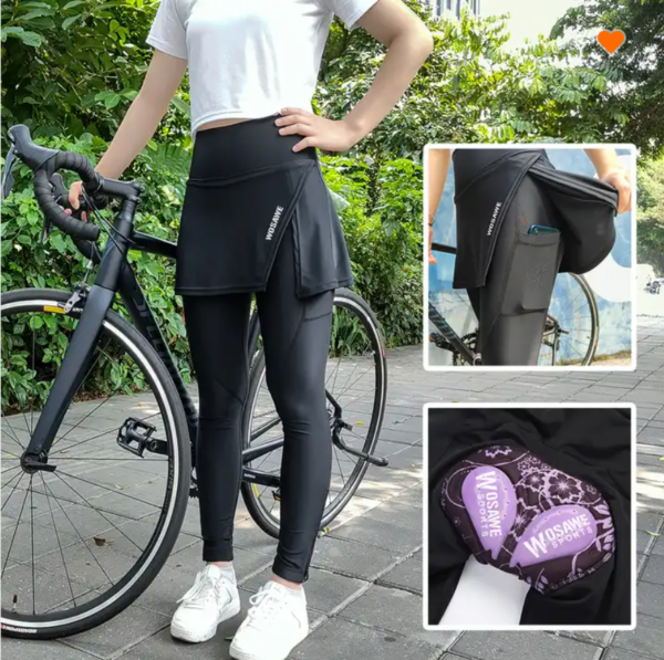 Legging Pantalón Ciclismo Mujer Cómodo Premium Bicicleta - Image 4