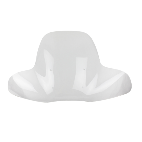 Parabrisas Moto Universal Transparente Tipo Chopper - Image 2