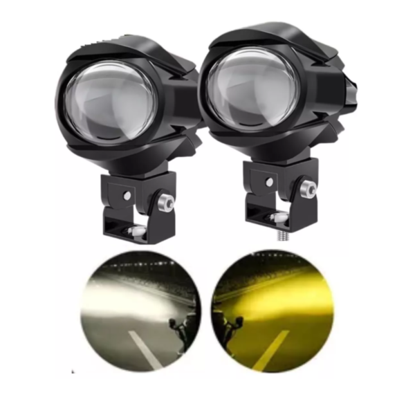 Par Faros Redondos Led Auxiliares Exploradoras Antiniebla