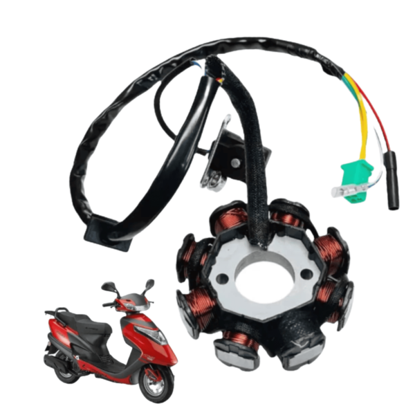 Estator 8 Bobinas Para Moto Cs125/d125/ds150/ws150 Premium