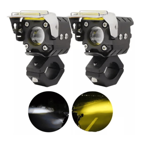 2 Faros Led Premium Auto Moto Exploradora Auxiliar Potente