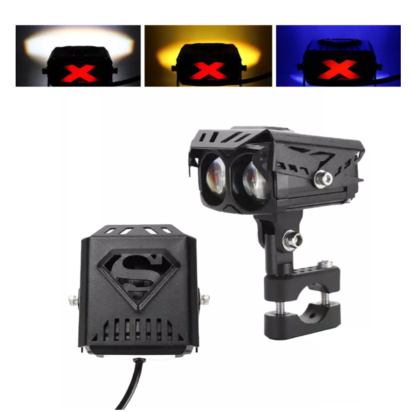 2 Faros Auxiliares Led Premium Auto Moto Exploradora Potente