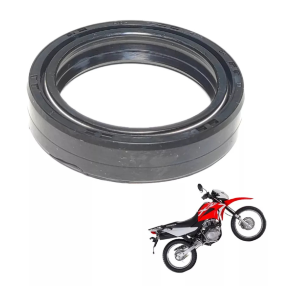 1 Par Reten Barra Suspensión Moto Xr150 Premium