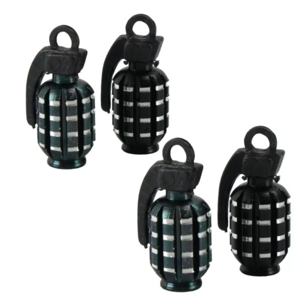 Tapones De Válvula Aluminio Moto, Camioneta, Carro 4 Piezas