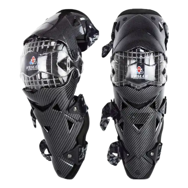 Rodilleras Moto Articuladas De Proteccion Bicicleta Premium