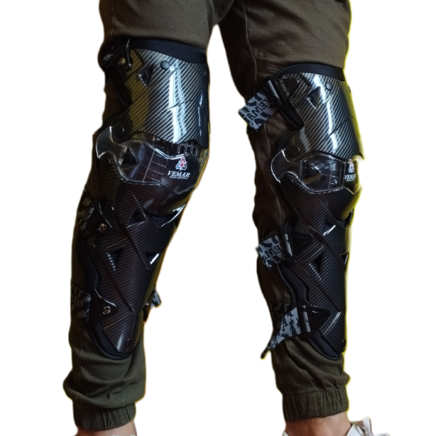 Rodilleras Moto Articuladas De Proteccion Bicicleta Premium - Image 2