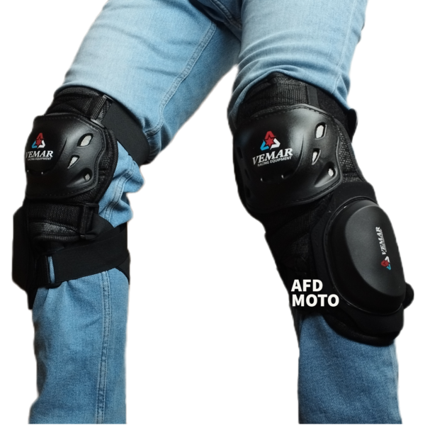 Rodilleras Motocicleta Racing Deportivas Con Sliders Pro - Image 3