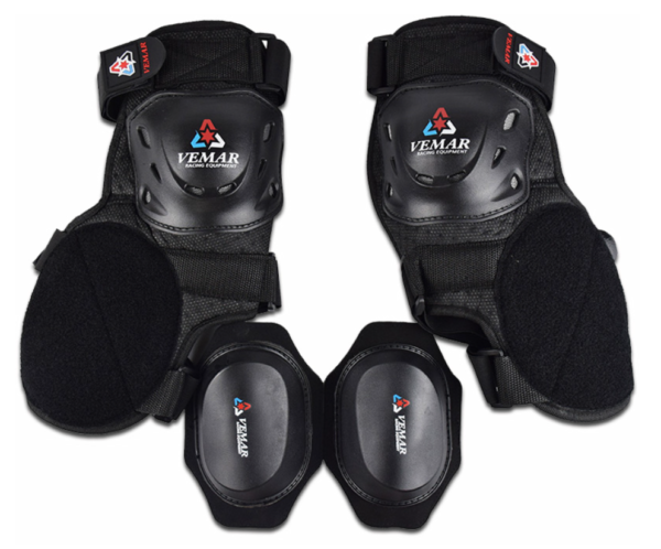 Rodilleras Motocicleta Racing Deportivas Con Sliders Pro