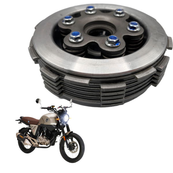Clutch Completo para Moto Italika 250Z, DM200, DM250, DM300 y Vento 250cc Rocketman, Tornado, Crossmax