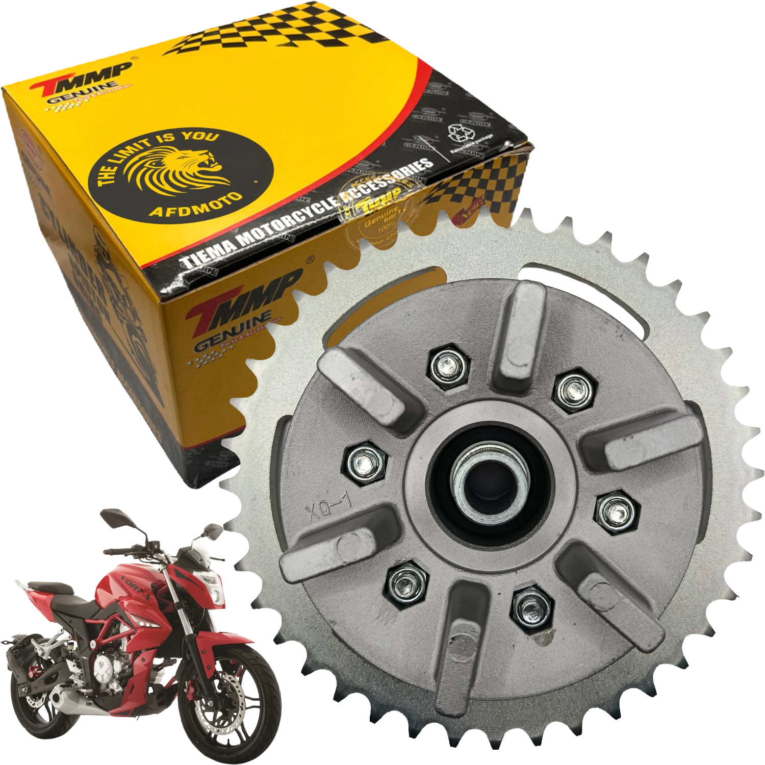 Portasprocket Trasero Vortx 300 (2017-23) Alta Resistencia