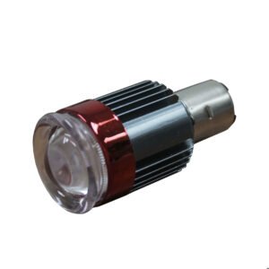 FOCO FARO DELANTERO LED OJO ANGEL ROJO/AZUL MODELO H001 BA20D 12V 12W