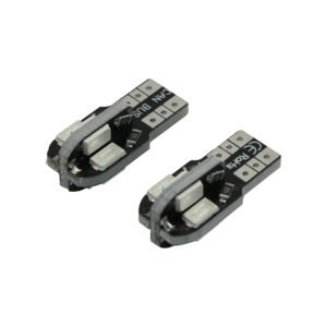 FOCO T-10 PELLIZCO 8 LEDS VERDE SET 12V