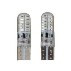 FOCO T-10 PELLIZCO 24 LEDS AZUL SET 12V
