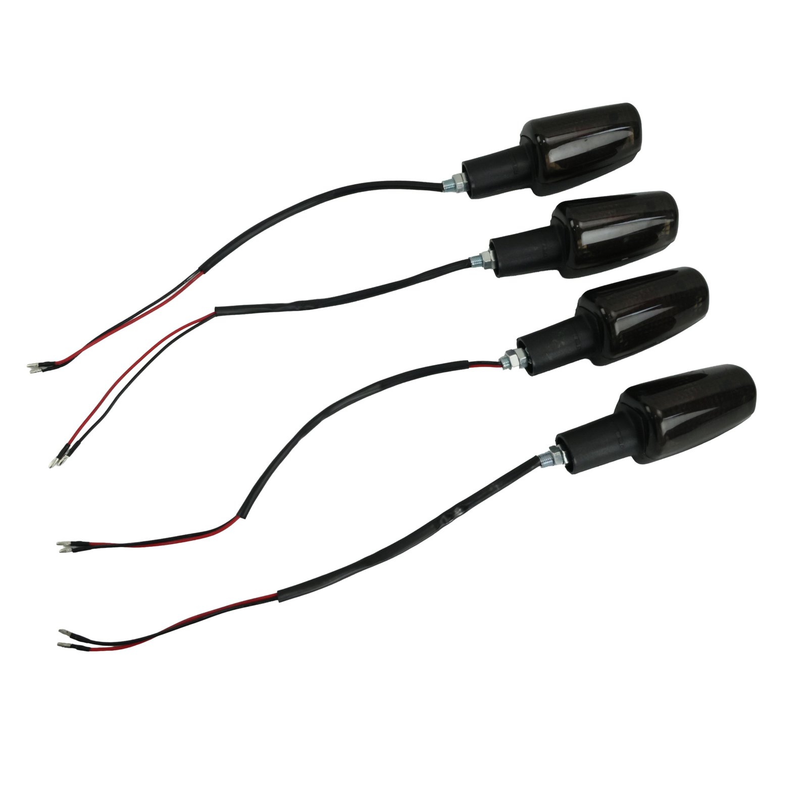 DIRECCIONAL CON RESORTE DELANTERAS TRASERAS DERECHA IZQUIERDA SET YAMAHA YBR 125 C EX (15-19) HUMO