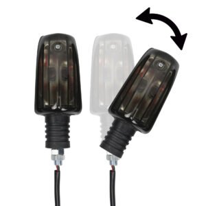 DIRECCIONAL CON RESORTE DELANTERAS TRASERAS DERECHA IZQUIERDA SET HONDA GL 150 CARGO (14-22) / ITALIKA FT 125 (05-12) HUMO 12 V MARCA RODA
