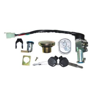 INTERRUPTOR ENCENDIDO CON LLAVE/TAPON GASOLINA/CERRADURA SET ITALIKA AT 110 RT (12-14) (WSTD) 12V