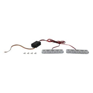 LUZ ESTROBO ROJO/ROJO SET 12V