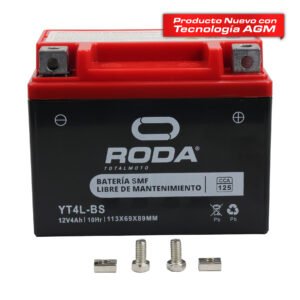 ACUMULADOR SELLADO SMF (YT4L-BS) RODA 12V 4A AGM (CODIGO ANTERIOR 22-5014-001)
