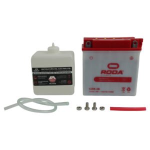 ACUMULADOR DC C/ELECTROLITO (12N9-3B) RODA 12V 9A AGM (CODIGO ANTERIOR 22-5027-001)