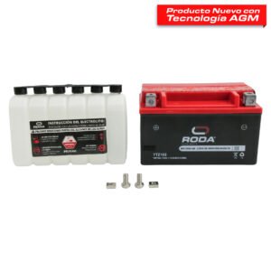 ACUMULADOR MF C/ELECTROLITO (YTZ10S) RODA 12V 10A AGM (CODIGO ANTERIOR 22-5031-001)
