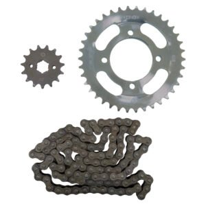 ENGRANE 38X15 CADENA 428X108L CONCAVO SET VENTO RYDER 150 (20-21), LITHIUM 150 (20-21) / HONDA CGL 125 TOOL (12-19) / ITALIKA FT 125 CHOHO