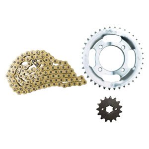 ENGRANE 38X15 CADENA 428X100L DORADO SET ITALIKA FT 125 (05-12) CHOHO