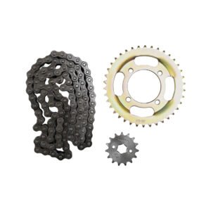 ENGRANE 38X15 CADENA 428HX108L CONCAVO SET VENTO RYDER 150 (20-21), LITHIUM 150 (20-21) / HONDA CGL 125 TOOL (12-19) RODA