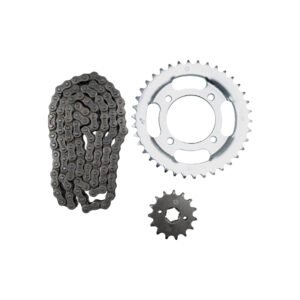 ENGRANE 38X15 CADENA 428HX108L CONCAVO SET VENTO RYDER 150 (20-21), LITHIUM 150 (20-21) / HONDA CGL 125 TOOL (12-19) CHOHO