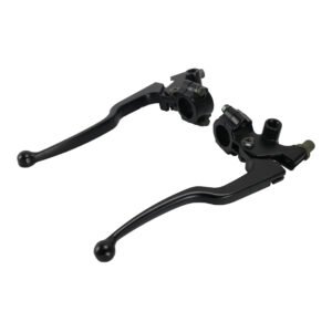 MANIJA FRENO/EMBRAGUE NEGRA CON SOPORTE SET UNIVERSAL (CODIGO ANTERIOR 38-0018-001)