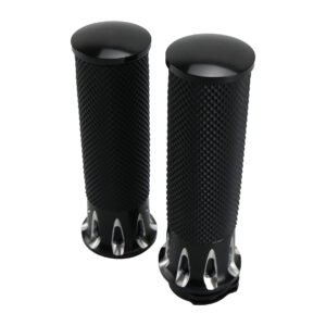 PUÑO MODELO 008 NEGRO/ALUMINIO SET CHOPPERS 1 PULGADA
