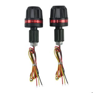 CONTRAPESO LUZ LED DIRECCIONAL AMARILLA / AZUL PLASTICO ROJO SET 12V