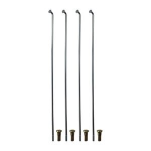 RAYO CON NIPLE DELANTERO SET ITALIKA DM 200 (15-20) 9G 3.5MMX232MM